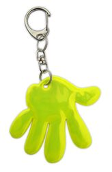 Reflexný prívesok - zelená ruka Reflexný prívesok - zelená ruka